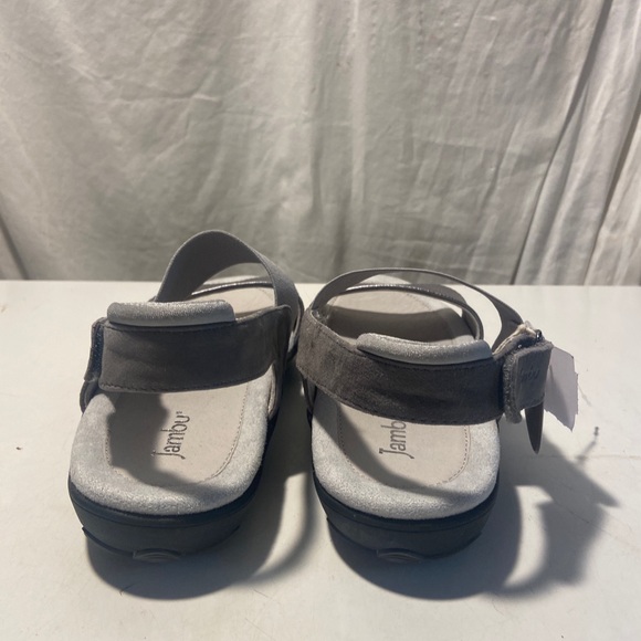 Jambu gray leather sandals with Velcro heel strap various sizes all NWT - Picture 3 of 7